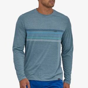 Men’s Patagonia long-sleeved capilene cool daily graphic shirt Small